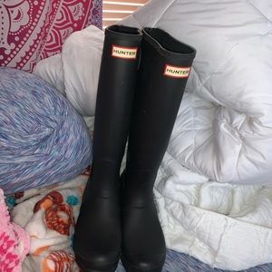 Hunter boots (black)